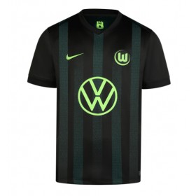 Herren Fußballbekleidung Wolfsburg Auswärtstrikot 2024-25 Kurzarm